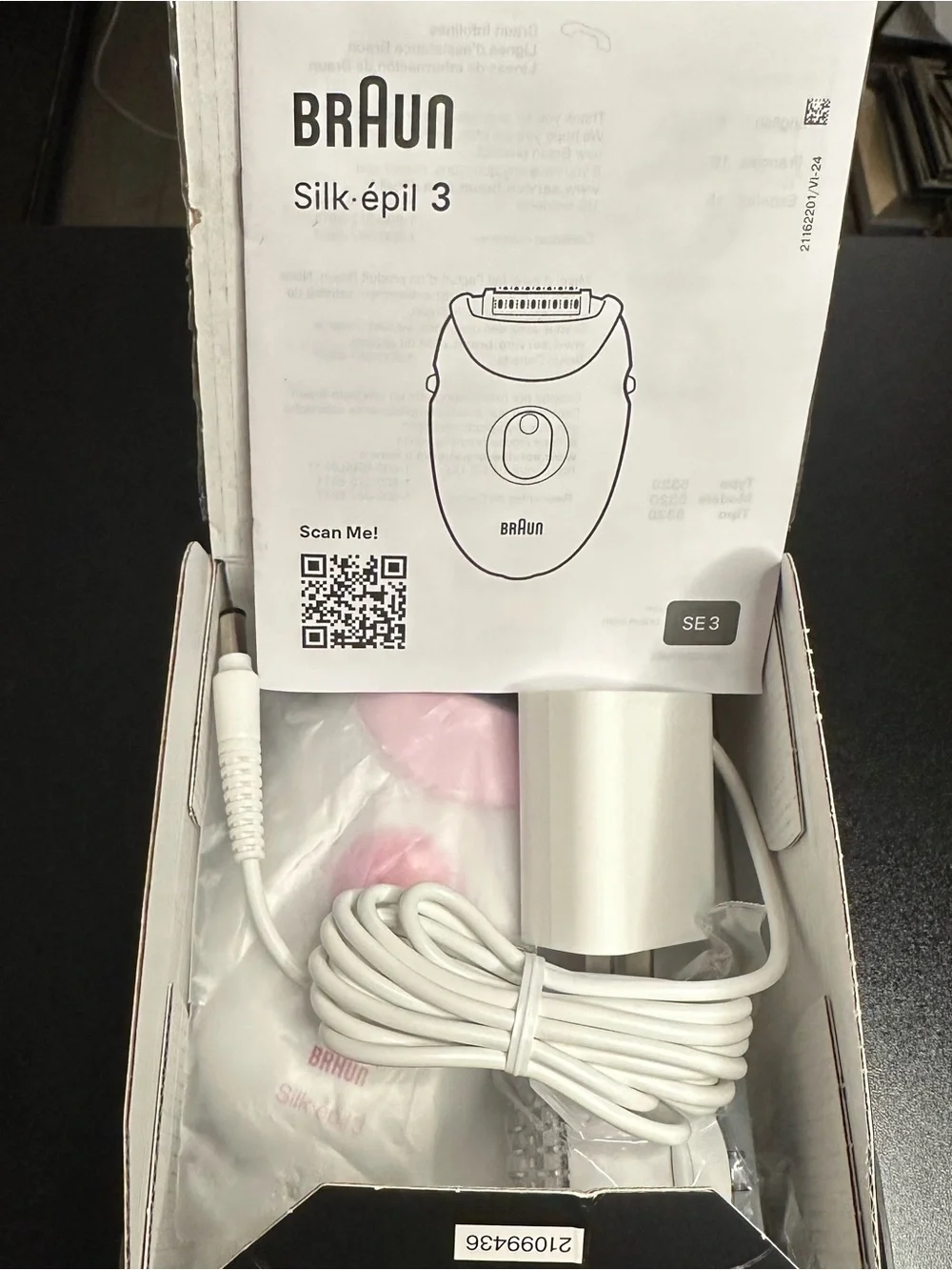 Silk-épil 3 Women's Electric Epilator & Shaver long lasting hair removal NIOB